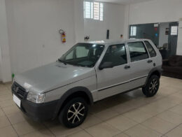 Fiat Uno 1.0 mille fire economy prata 8v flex 4p manual 2008